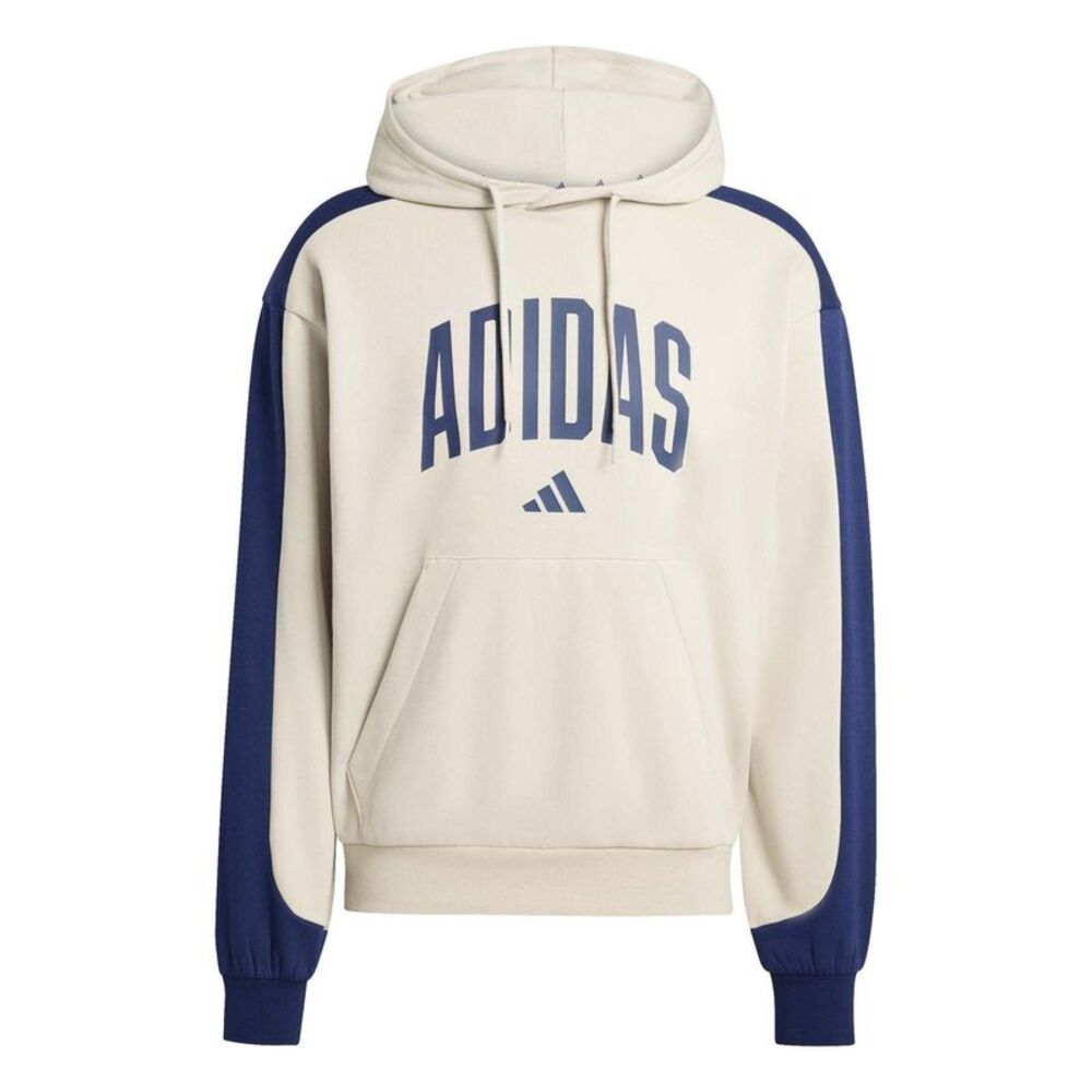 Adidas Mens Collegiate Logo Hoodie / Wonder Alumina